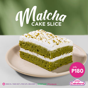 MATCHA CAKE SLICE