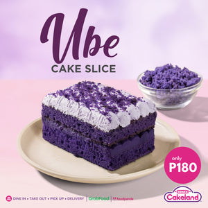 UBE CAKE SLICE